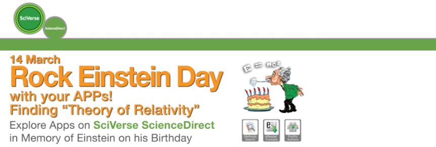 Science Direct | Einstein Birthday