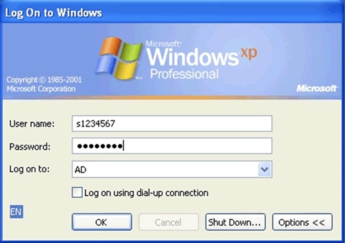 Logon Screen for Windows XP